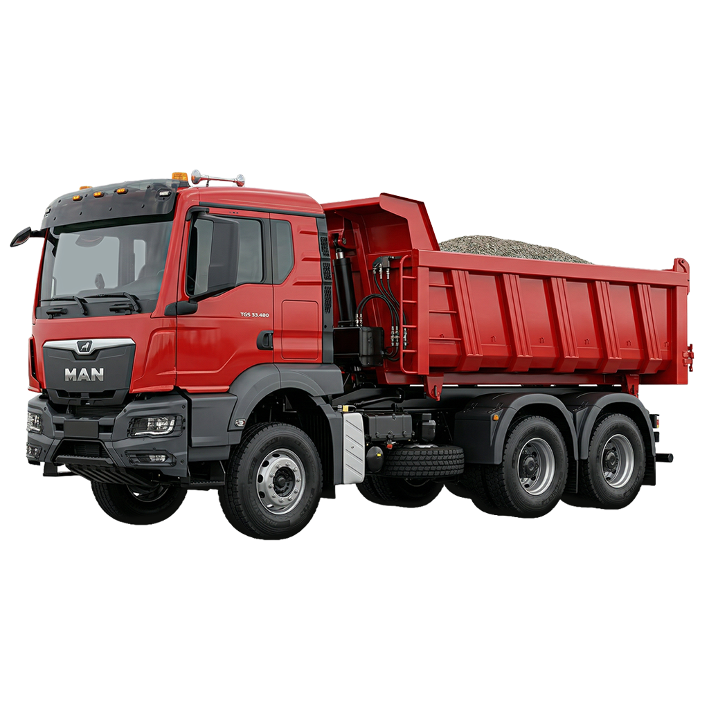MAN TGS 33.440 — Especificaciones versión volqueta