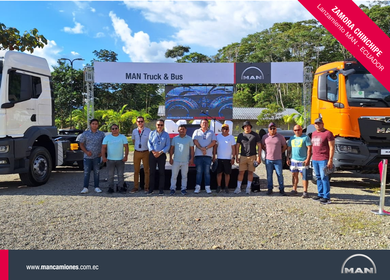 Lanzamiento de MAN Camiones en Zamora Chinchipe Ecuador 03