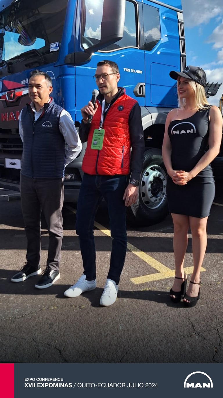 MAN Camiones Ecuador - Evento Expominas 2024 - Centro de convenciones Metropolitano de Quito 5