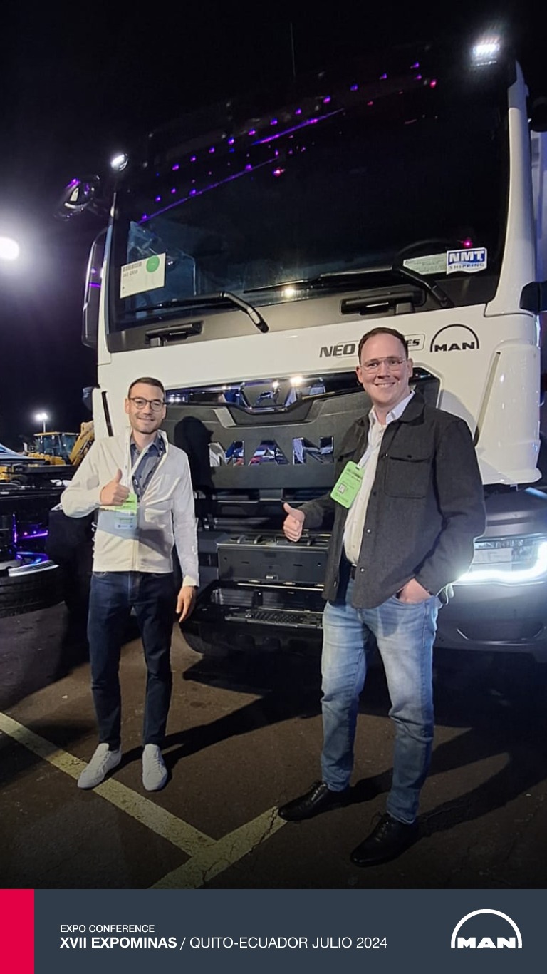 MAN Camiones Ecuador - Evento Expominas 2024 - Centro de convenciones Metropolitano de Quito 10