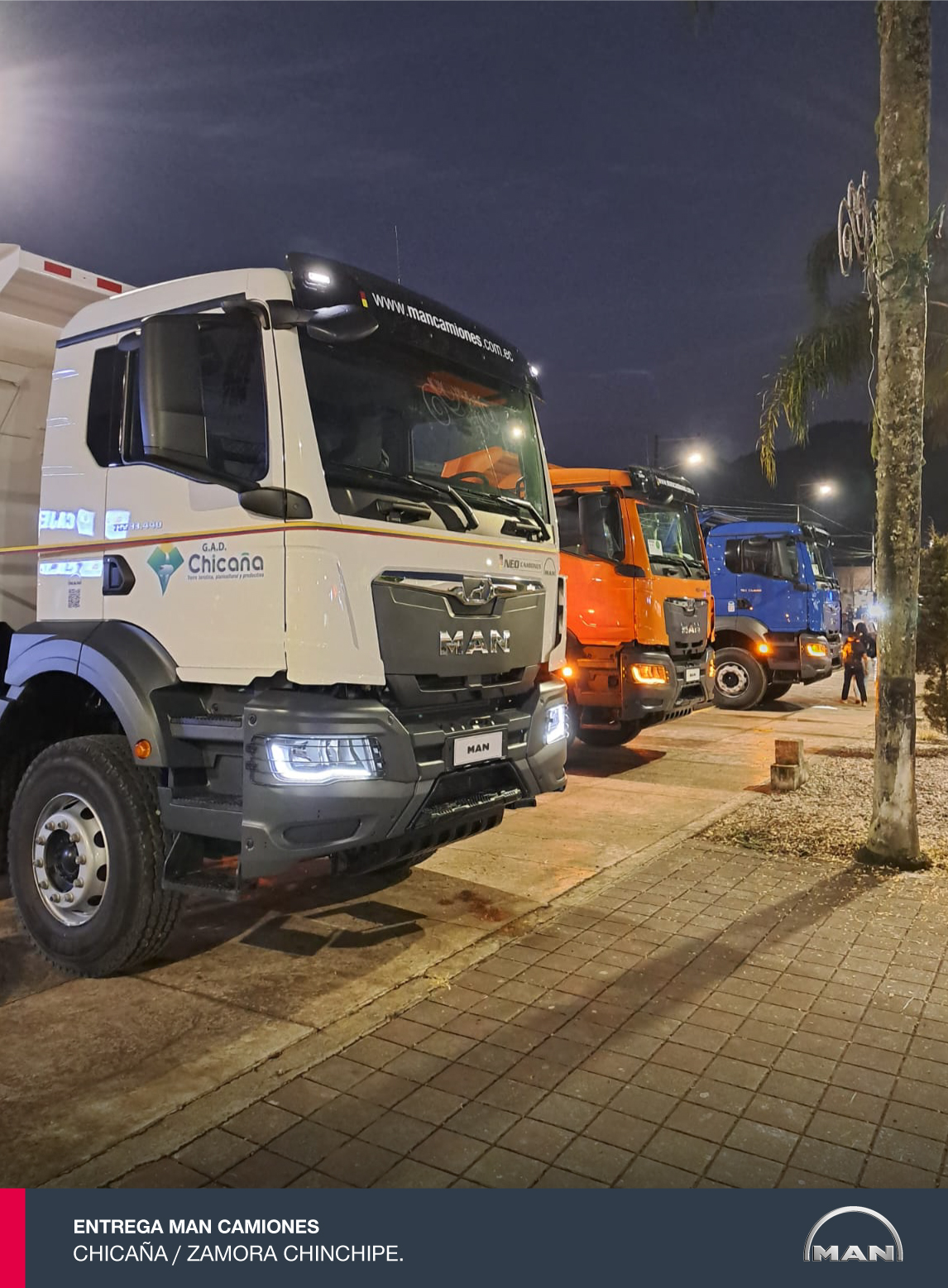 Representantes GAD Chicaña - MAN Camiones EC 02