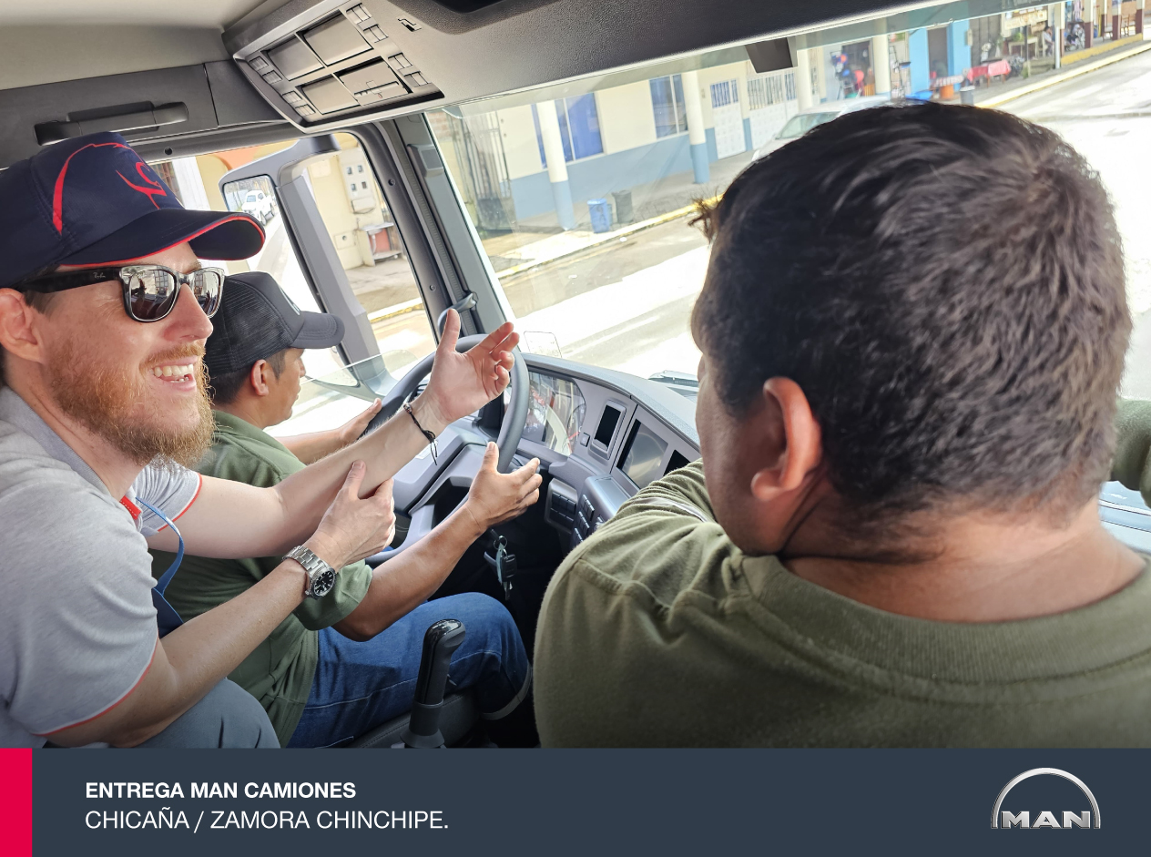 Capcitación tecnica MAN - Entrega de Volqueta TGS 33440 - GAD de Chicaña - Zamora Chinchipe