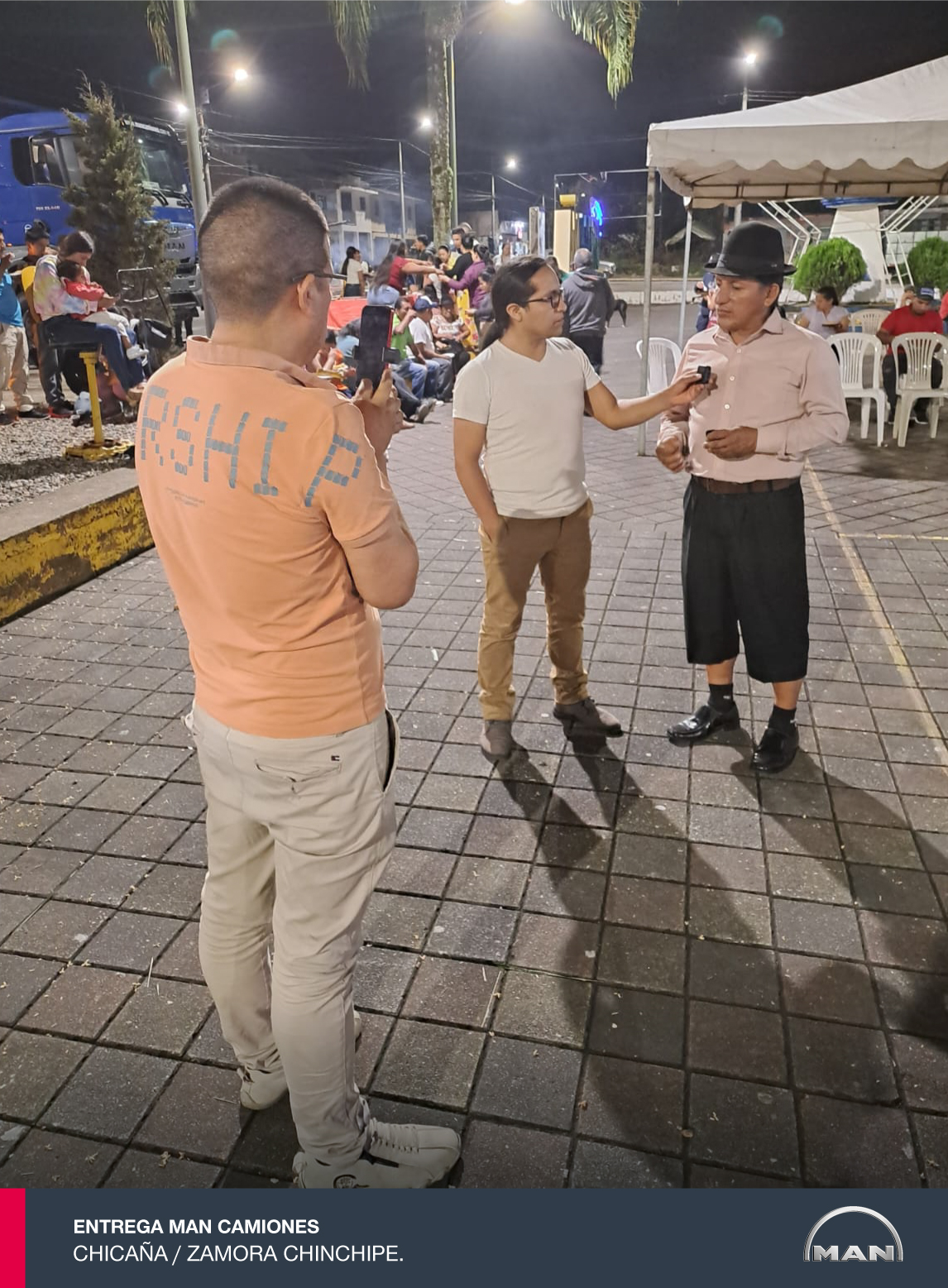 Representantes GAD Chicaña - MAN Camiones EC